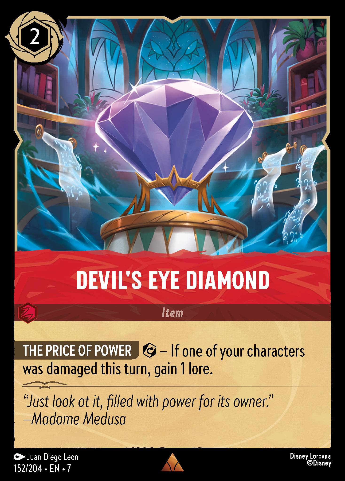 Devil's Eye Diamond - Rare Lorcana Card