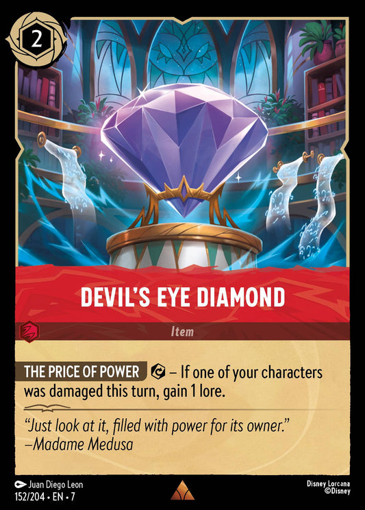 Devil's Eye Diamond - Rare Lorcana Card