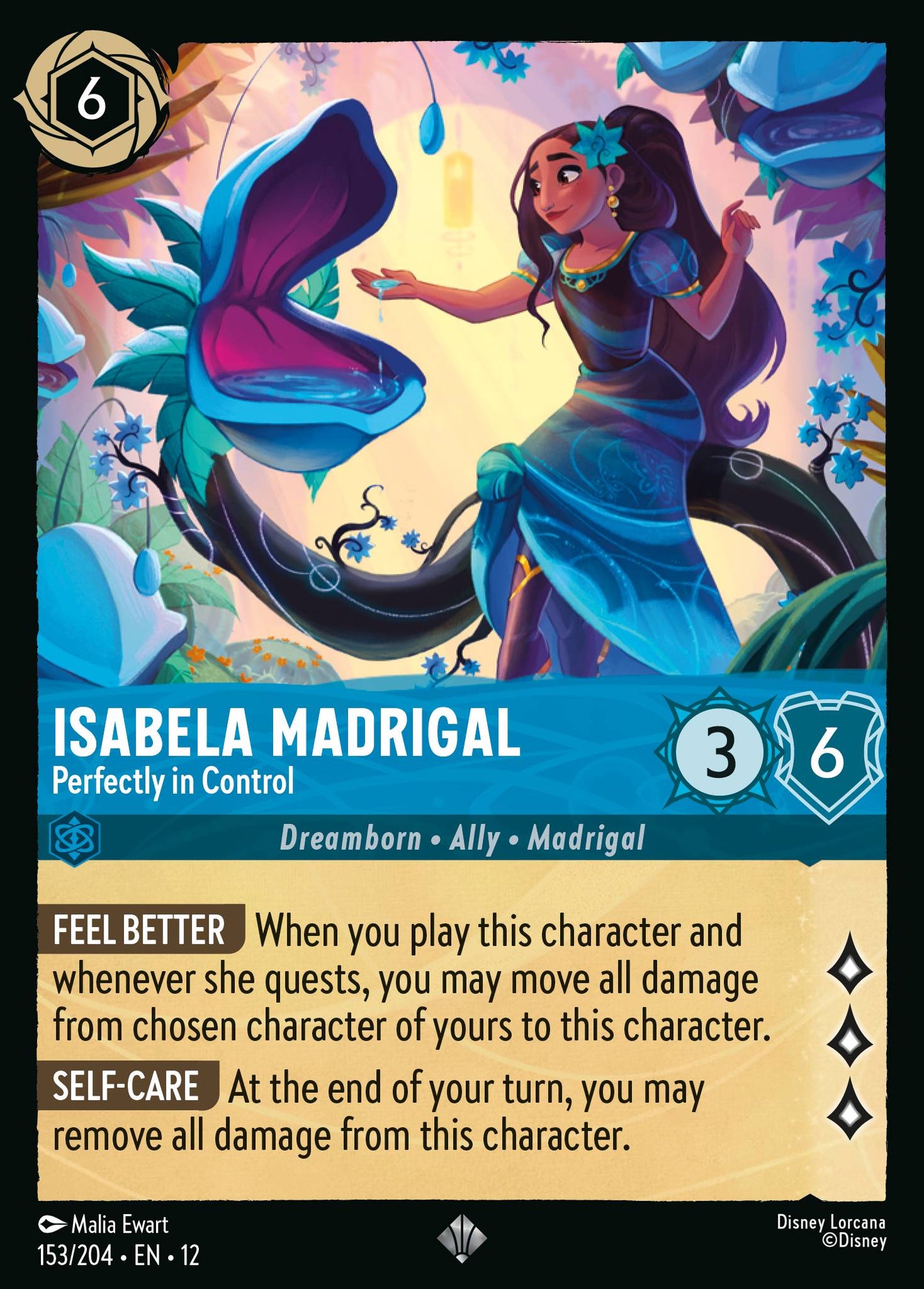 Isabela Madrigal - Perfectly in Control - Super Rare Lorcana Card