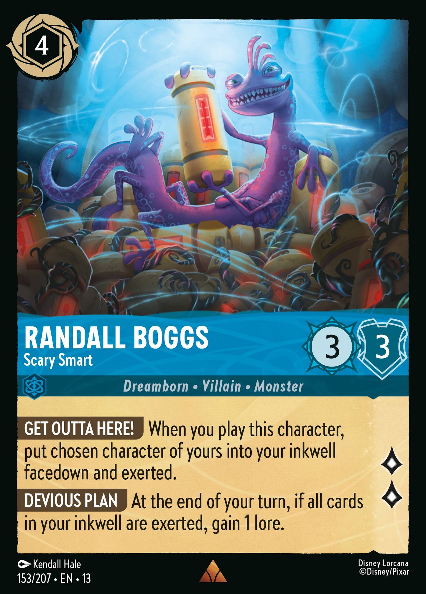 Randall Boggs - Scary Smart - Rare Lorcana Card