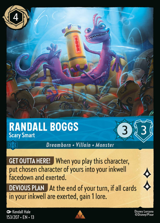 Randall Boggs - Scary Smart - Rare Lorcana Card