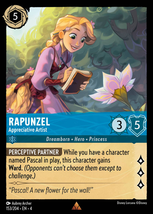 Rapunzel - Appreciative Artist - Rare Lorcana Card