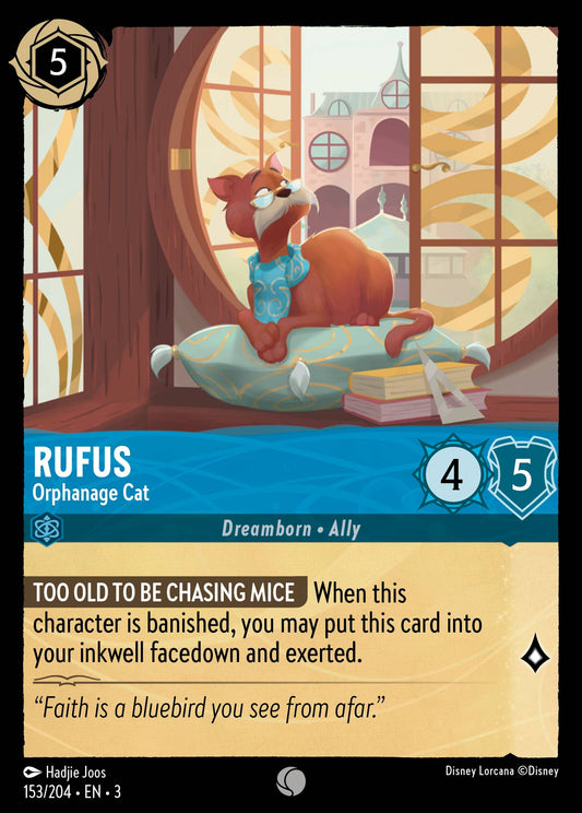 Rufus - Orphanage Cat - Common Lorcana Card