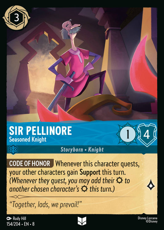 Sir Pellinore - Seasoned Knight - Uncommon Lorcana Card