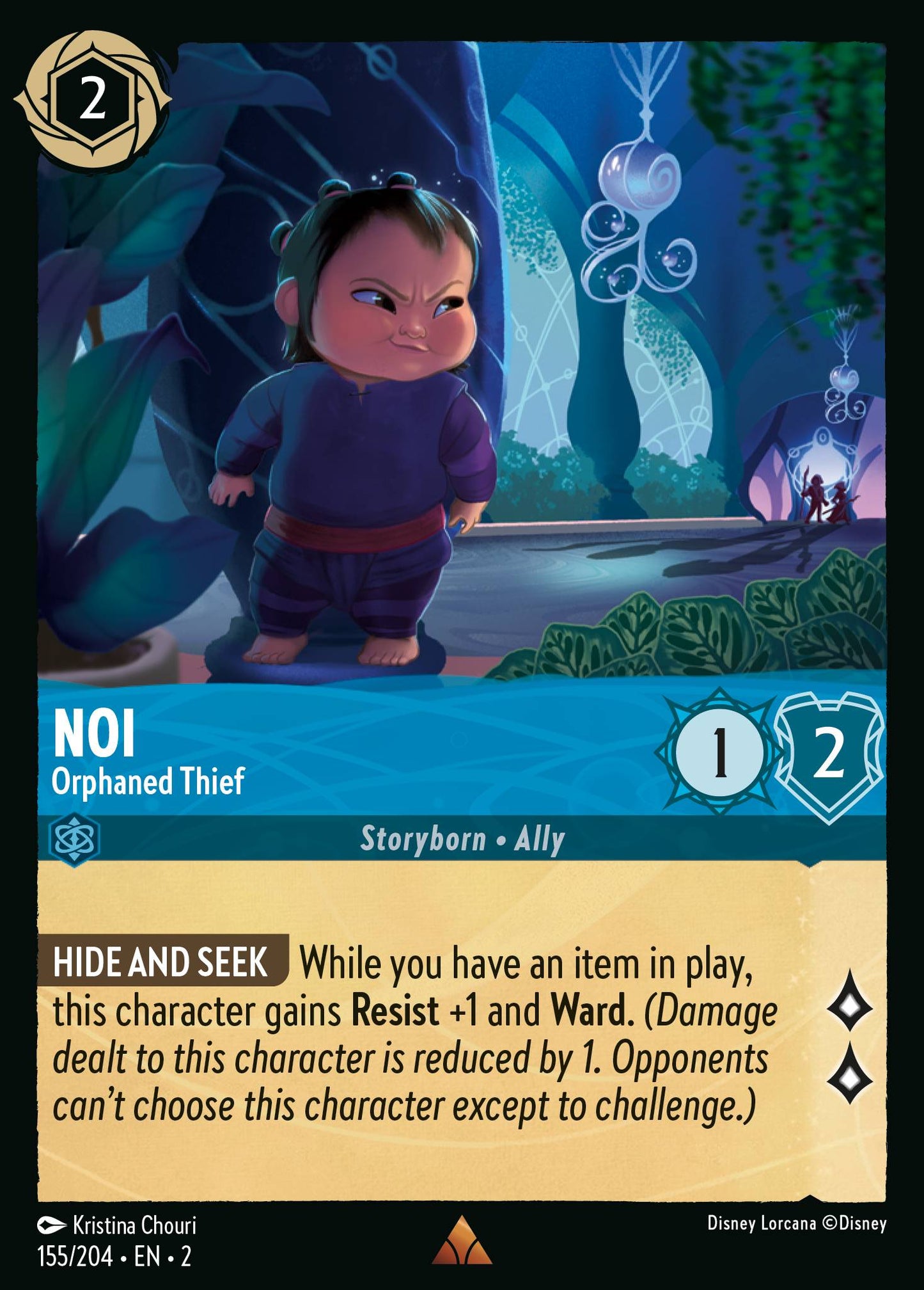 Noi - Orphaned Thief - Rare Lorcana Card
