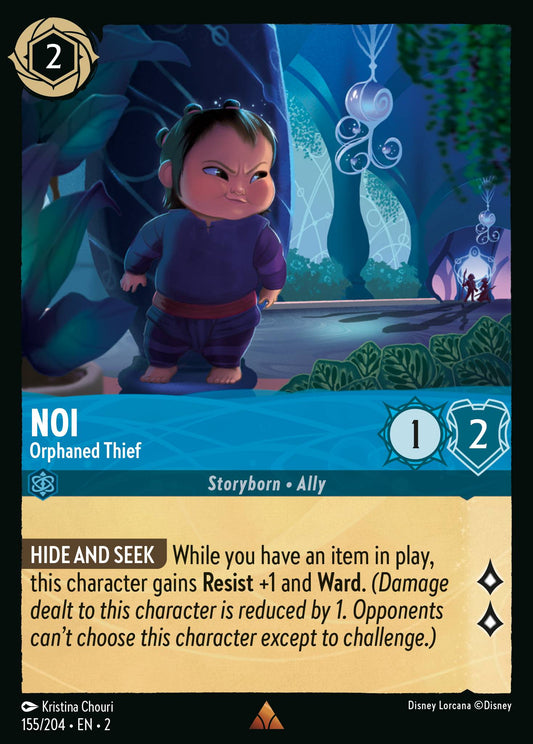 Noi - Orphaned Thief - Rare Lorcana Card