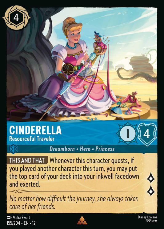 Cinderella - Resourceful Traveler - Rare Lorcana Card