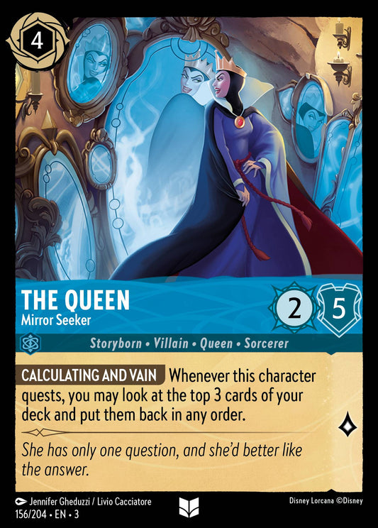 The Queen - Mirror Seeker - Uncommon Lorcana Card