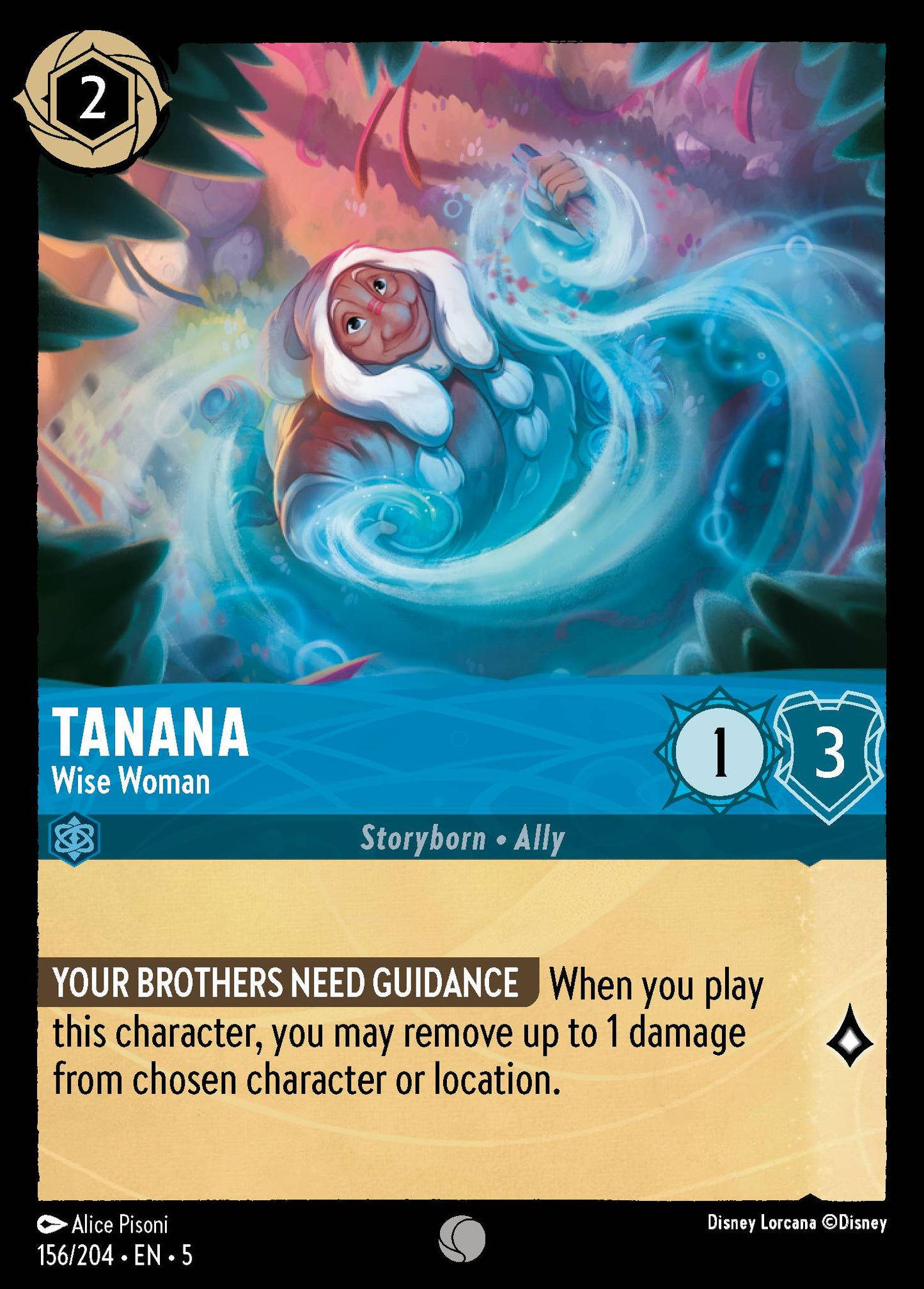 Tanana - Wise Woman - Common Lorcana Card