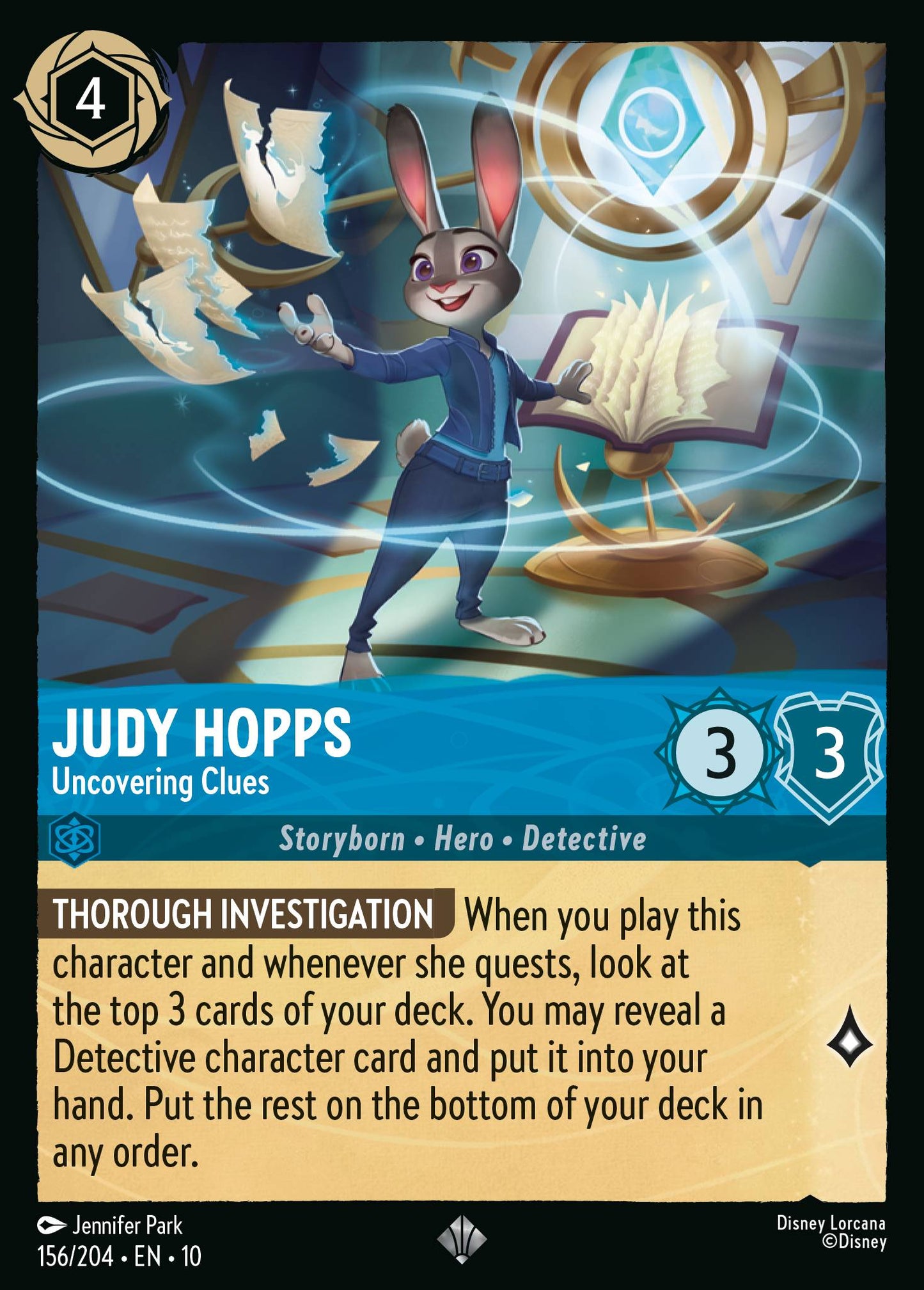 Judy Hopps - Uncovering Clues (Super Rare)
