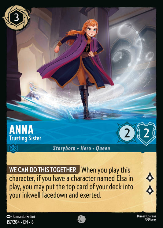 Anna - Trusting Sister - Common Lorcana Card