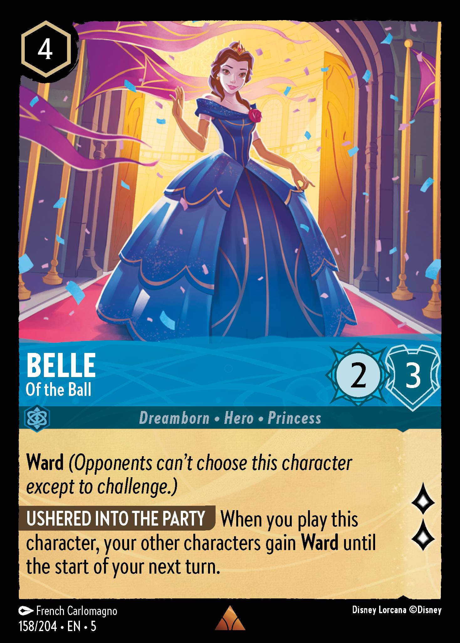 Belle - Of the Ball - Rare Lorcana Card