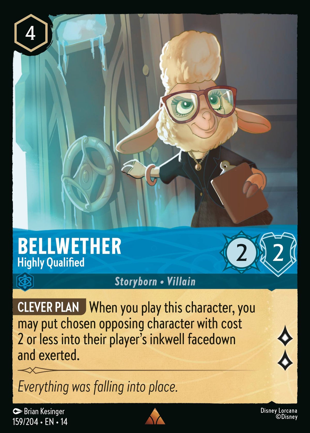 Bellwether - Highly Qualified - Rare Lorcana Card