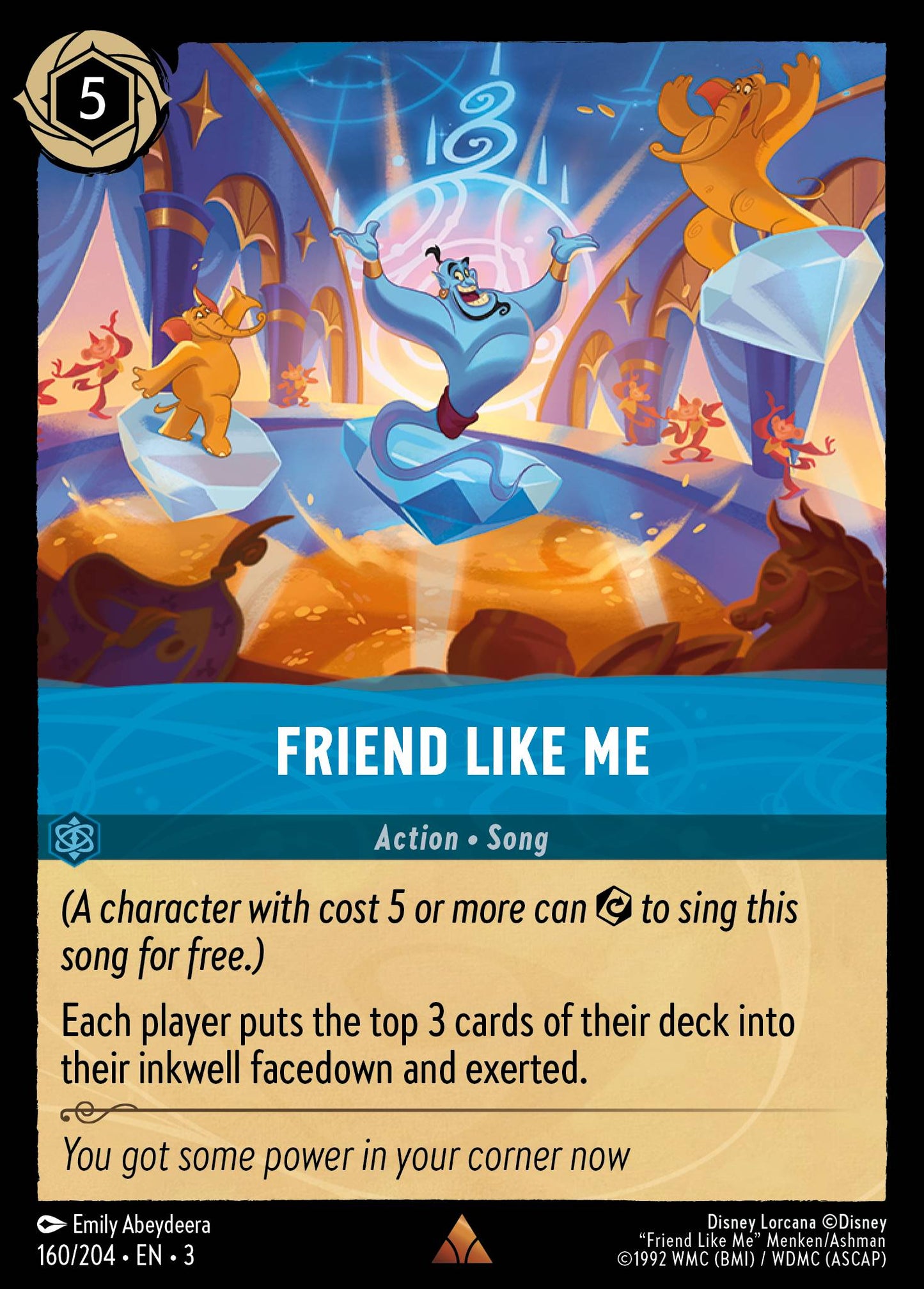 Friend Like Me - Rare Lorcana Card