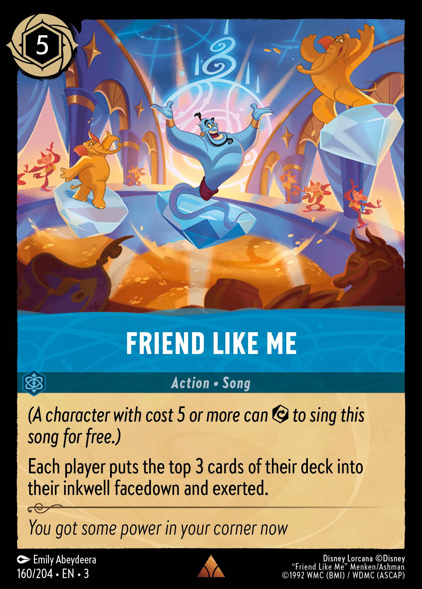 Friend Like Me - Rare Lorcana Card