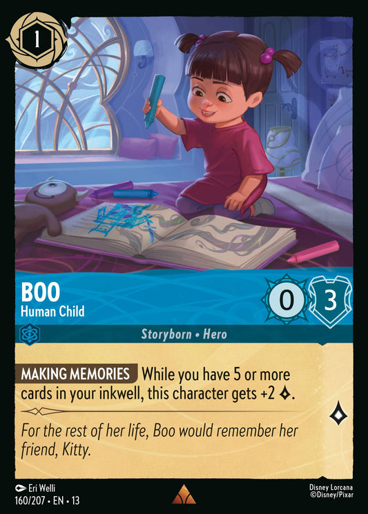Boo - Human Child - Rare Lorcana Card