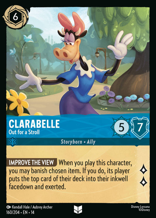 Clarabelle - Out for a Stroll - Uncommon Lorcana Card