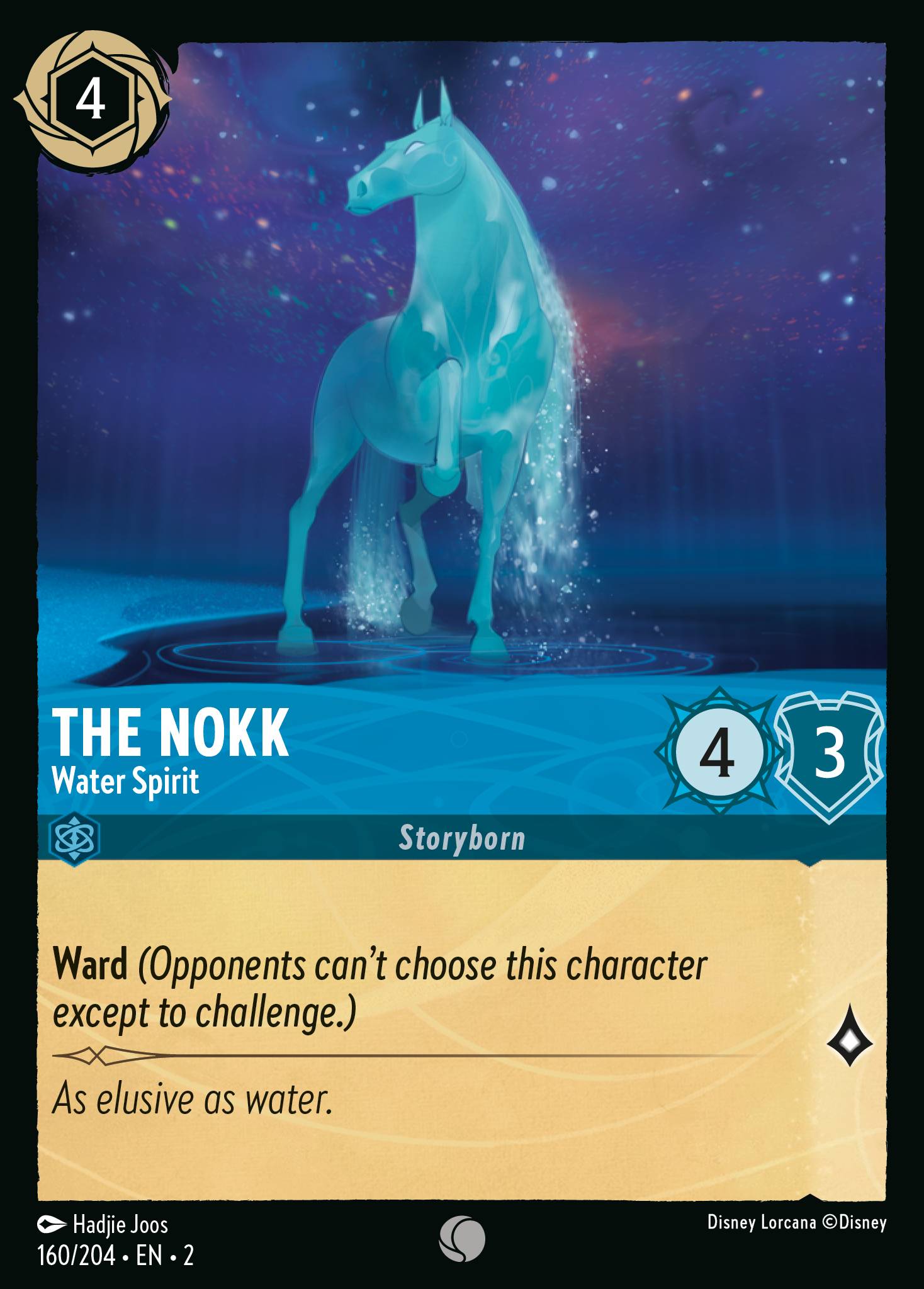 The Nokk - Water Spirit - Common Lorcana Card