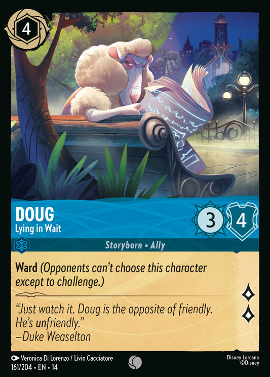 Doug - Lying in Wait - Common Lorcana Card