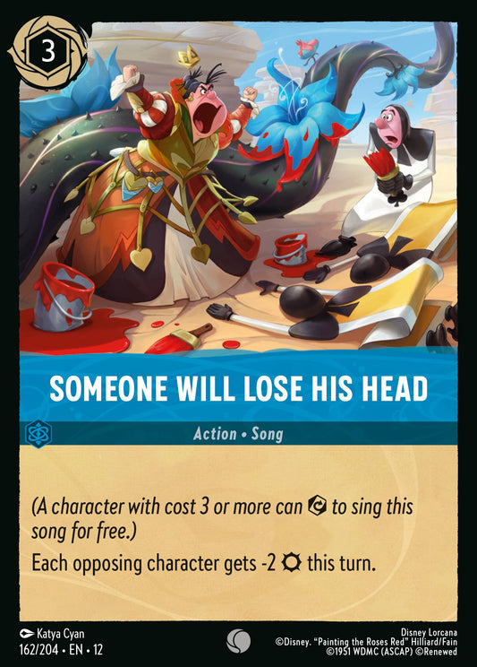 Someone Will Lose His Head - Common Lorcana Card