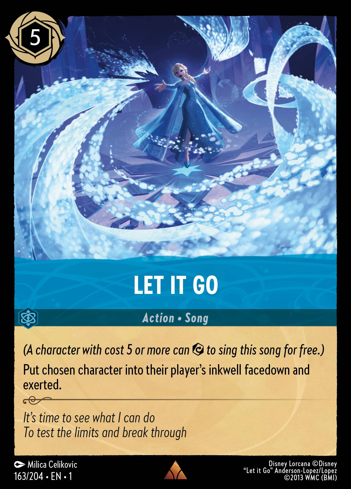 Let It Go - Rare Lorcana Card