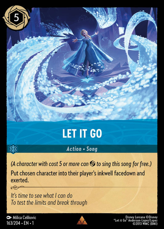 Let It Go - Rare Lorcana Card