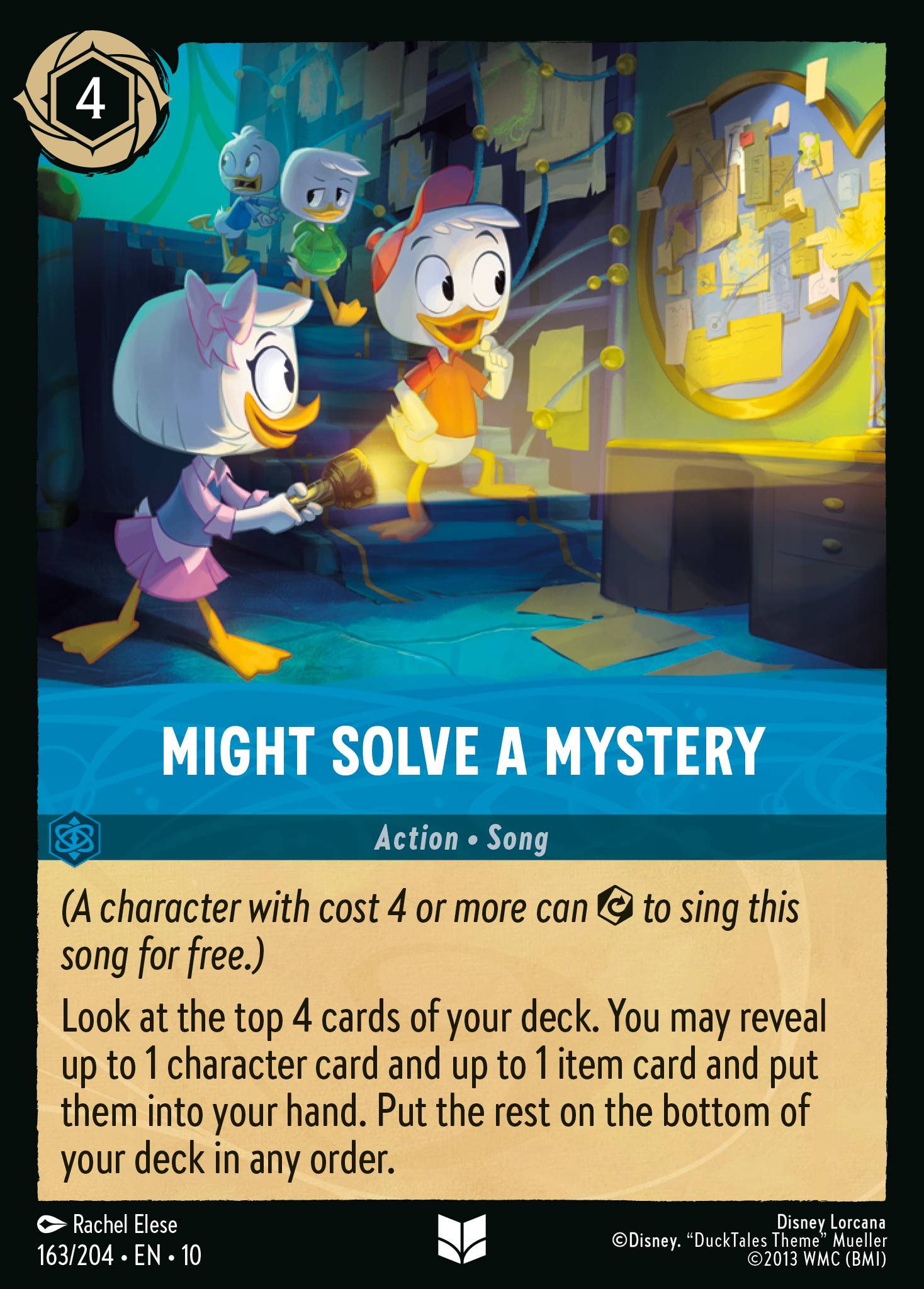 Might Solve a Mystery - Uncommon Lorcana Card