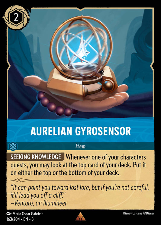Aurelian Gyrosensor - Rare Lorcana Card