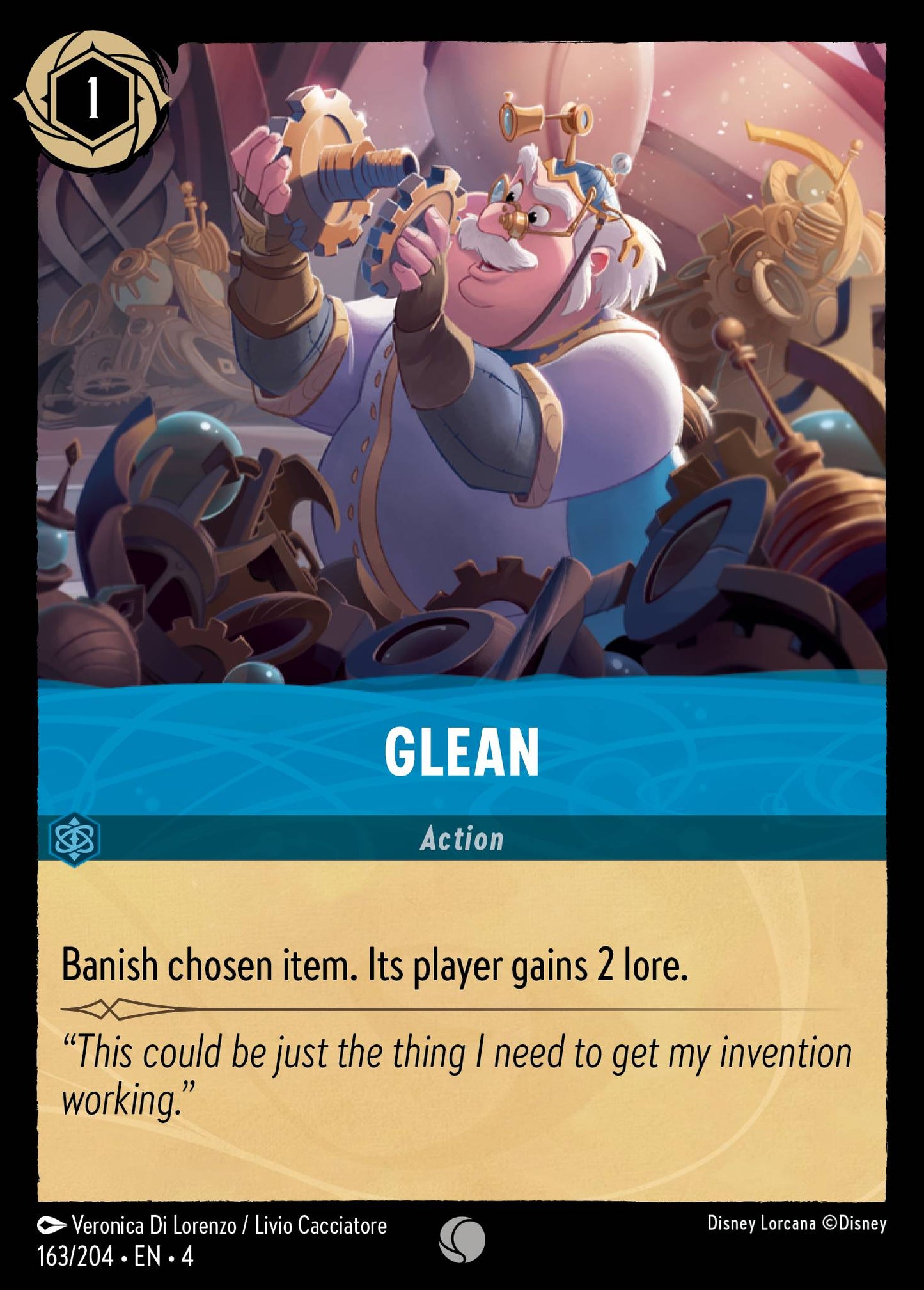 Glean - Common Lorcana Card