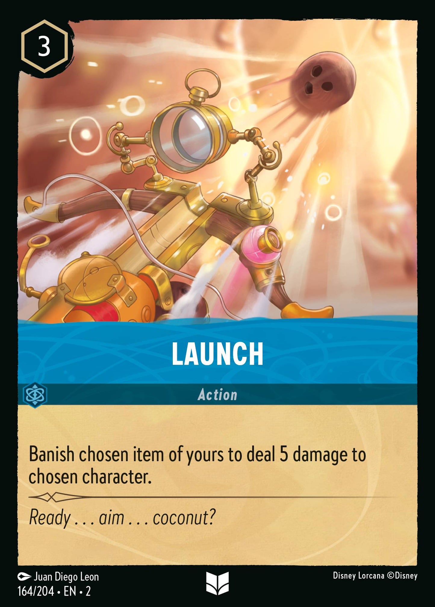 Launch - Uncommon Lorcana Card