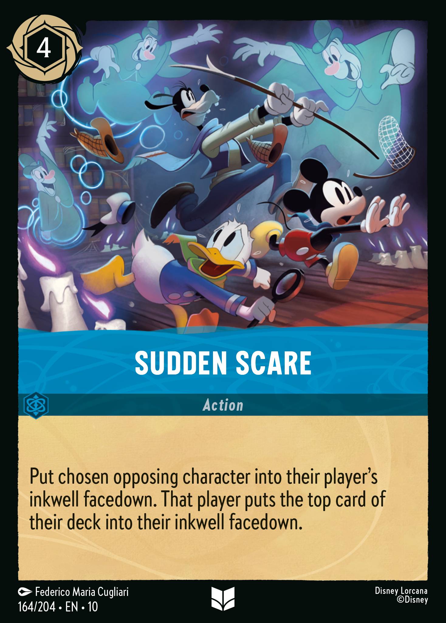 Sudden Scare - Uncommon Lorcana Card