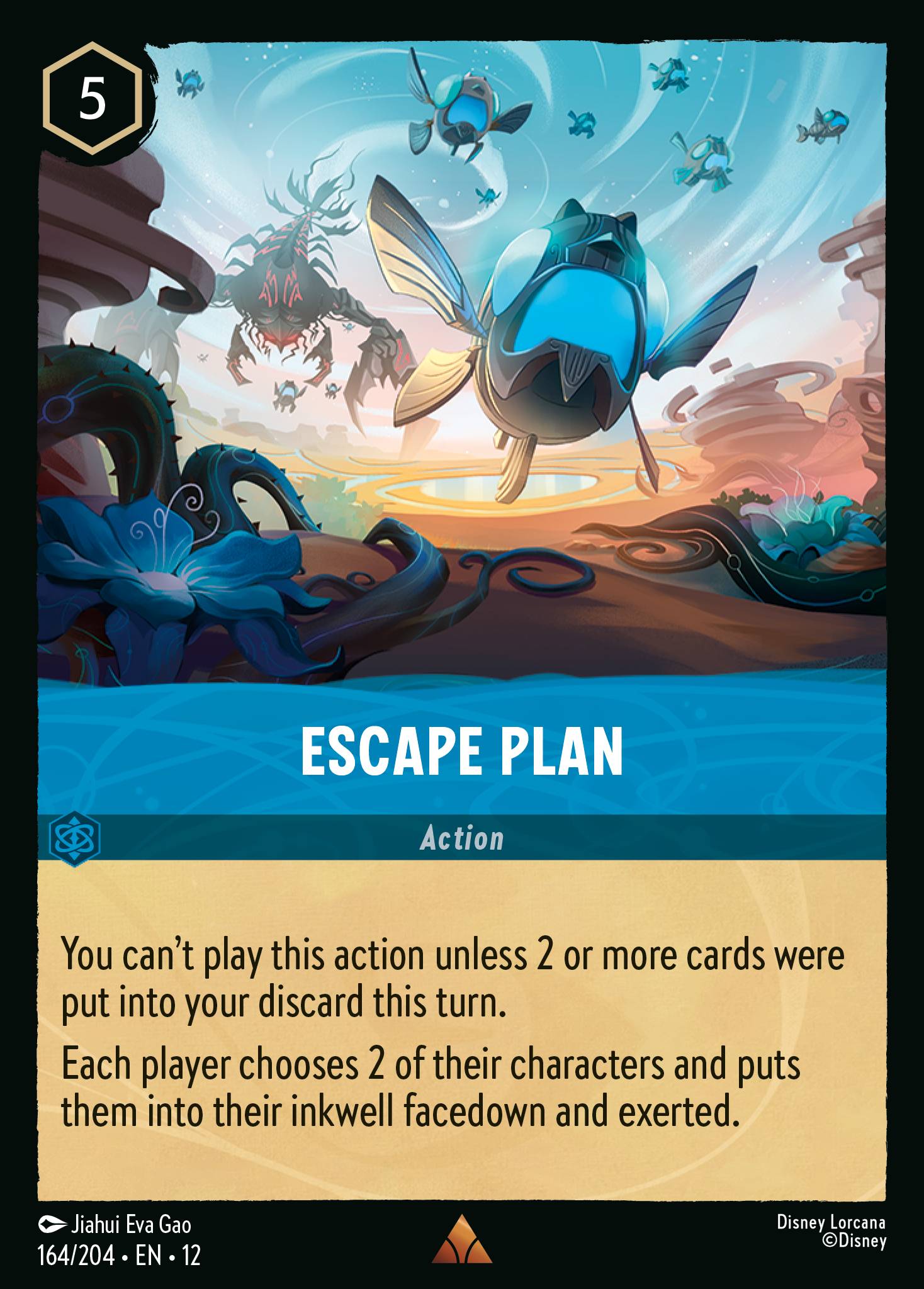 Escape Plan - Rare Lorcana Card