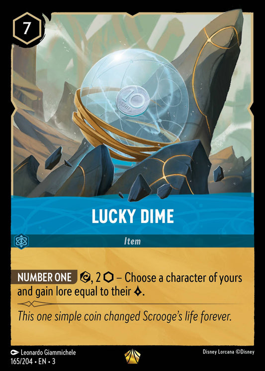 Lucky Dime - Legendary Lorcana Card