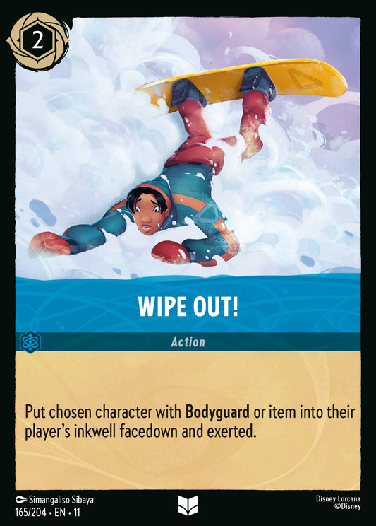 Wipe Out! - Uncommon Lorcana Card