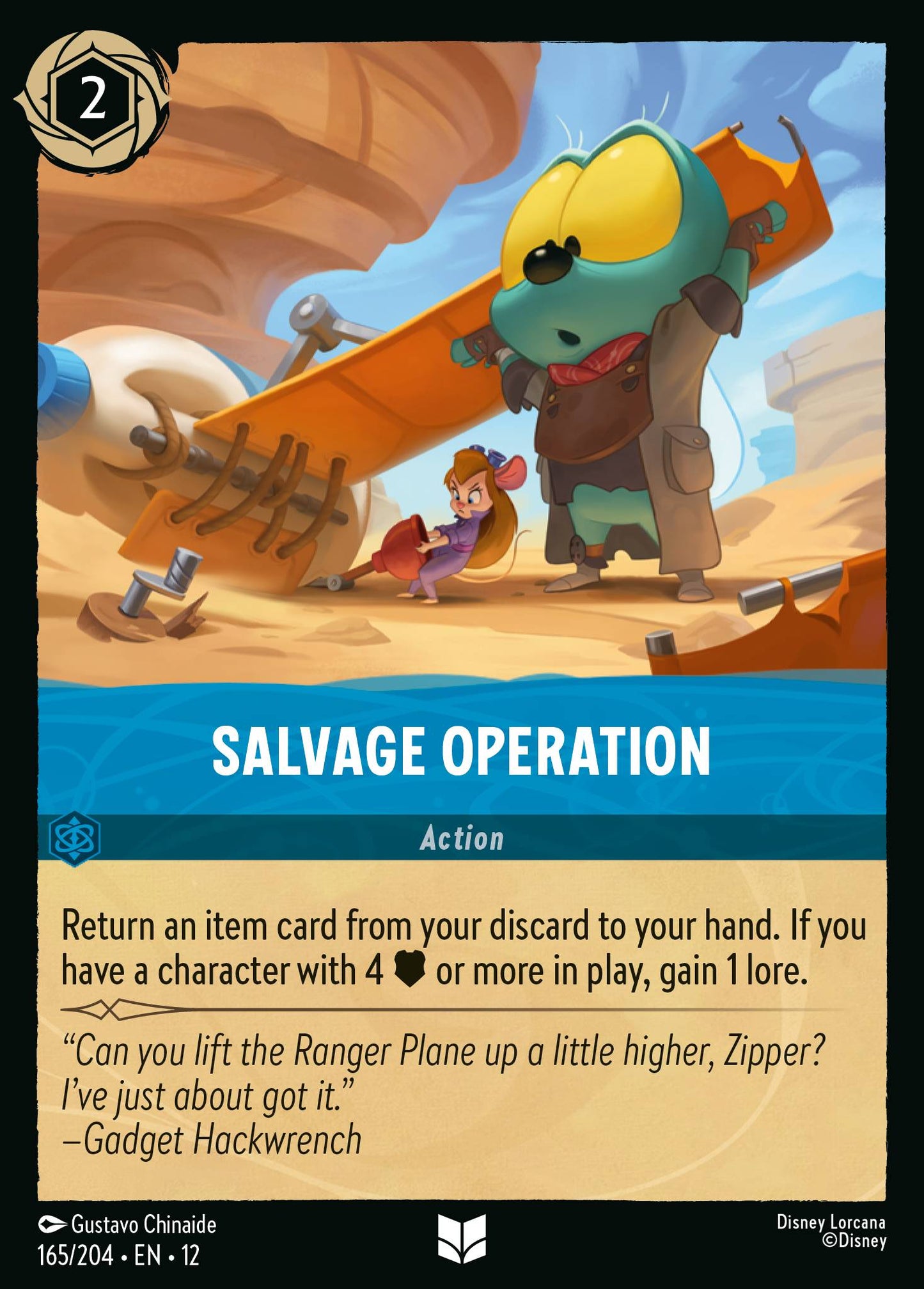 Salvage Operation - Uncommon Lorcana Card