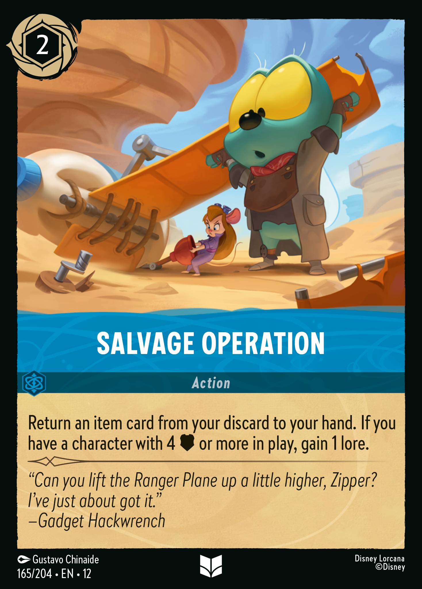 Salvage Operation - Uncommon Lorcana Card