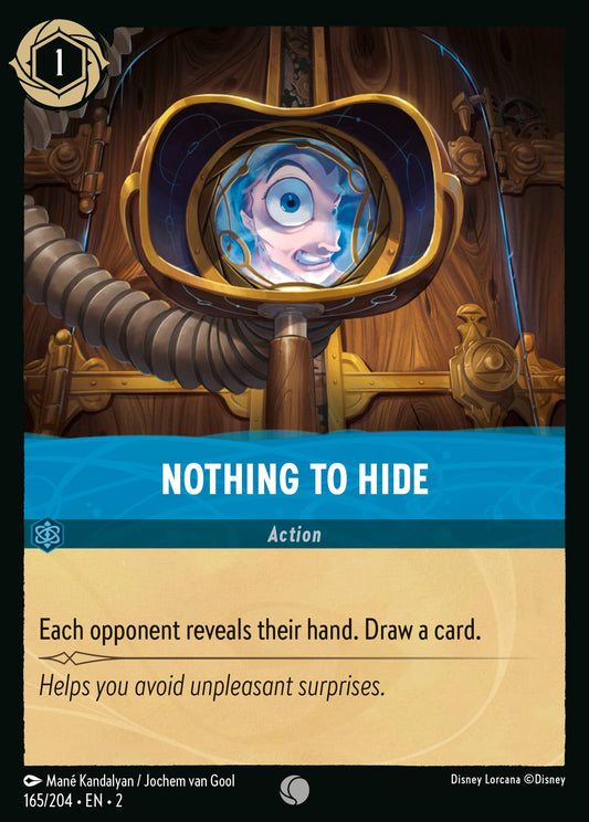 Nothing to Hide - Common Lorcana Card