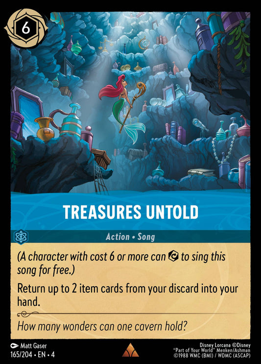 Treasures Untold - Rare Lorcana Card