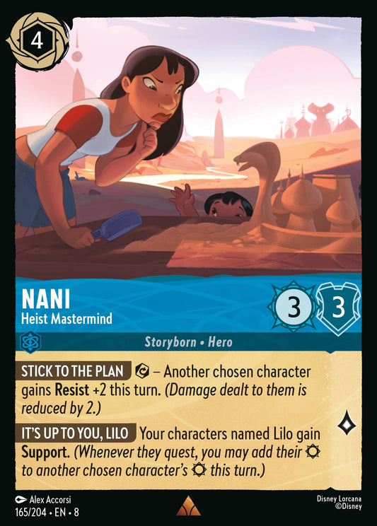Nani - Heist Mastermind - Rare Lorcana Card