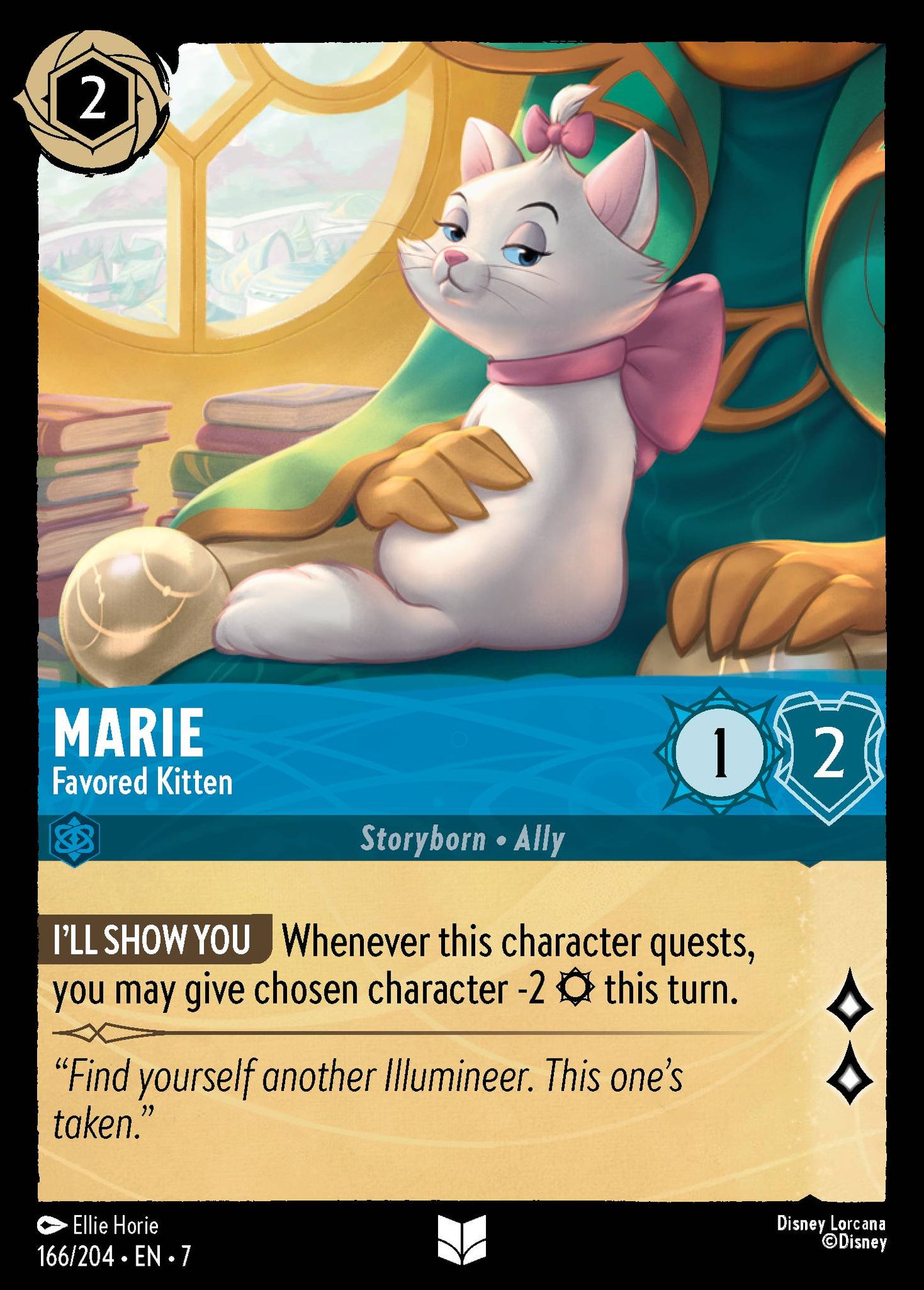 Marie - Favored Kitten - Uncommon Lorcana Card