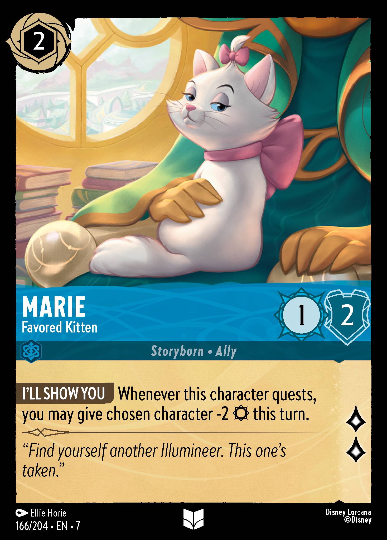 Marie - Favored Kitten - Uncommon Lorcana Card