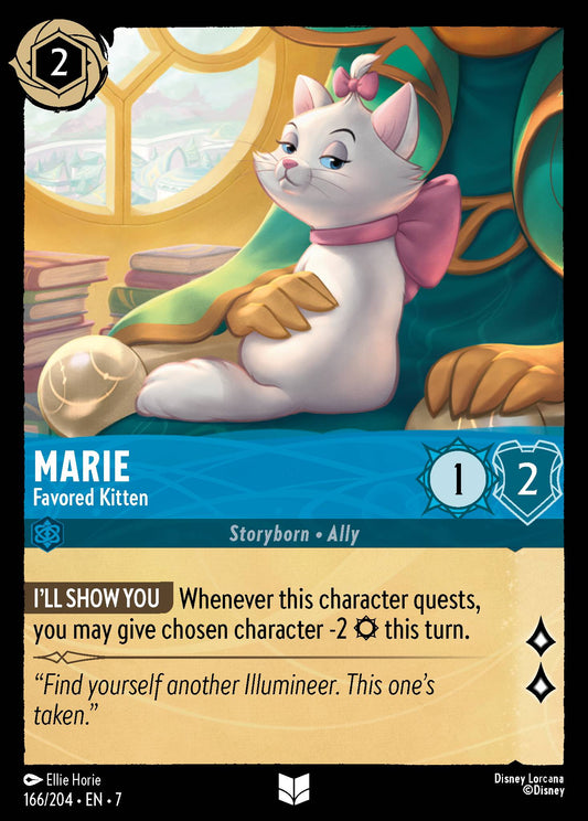 Marie - Favored Kitten - Uncommon Lorcana Card