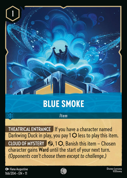 Blue Smoke - Common Lorcana Card