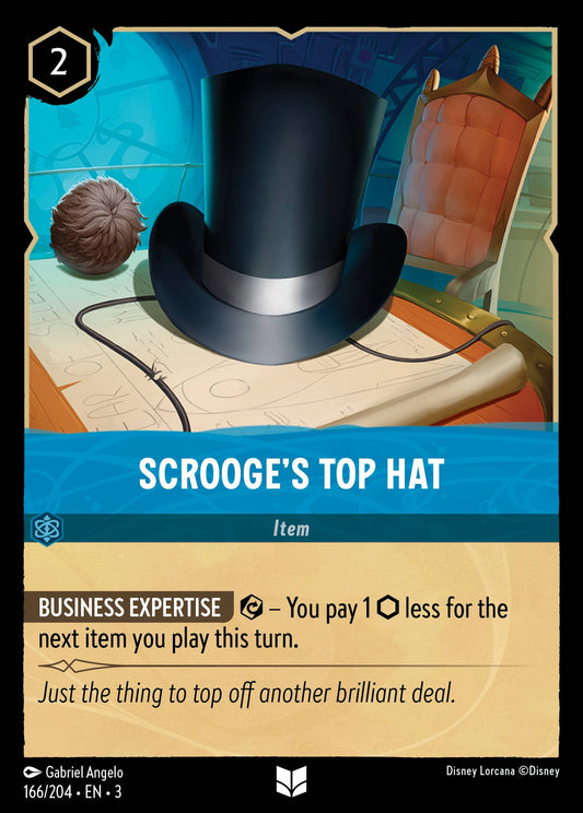 Scrooge's Top Hat - Uncommon Lorcana Card