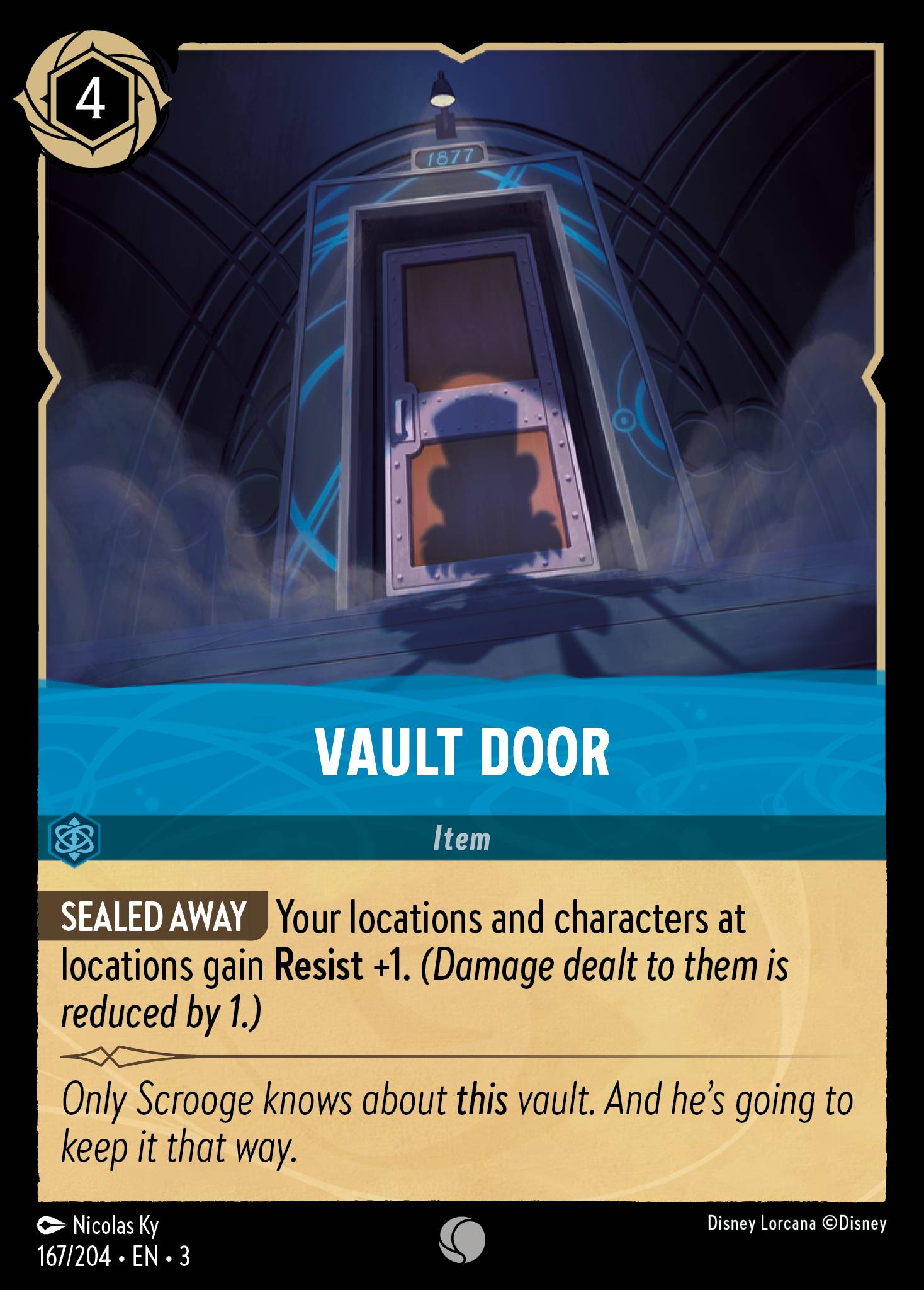 Vault Door - Common Lorcana Card