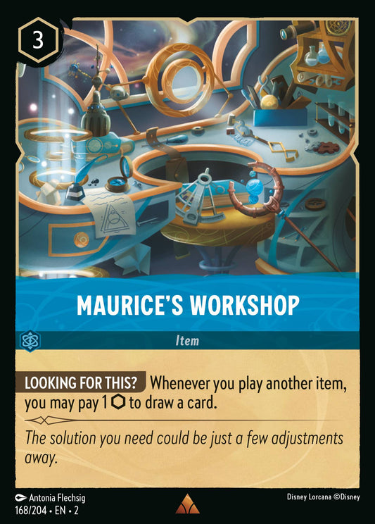 Maurice's Workshop - Rare Lorcana Card