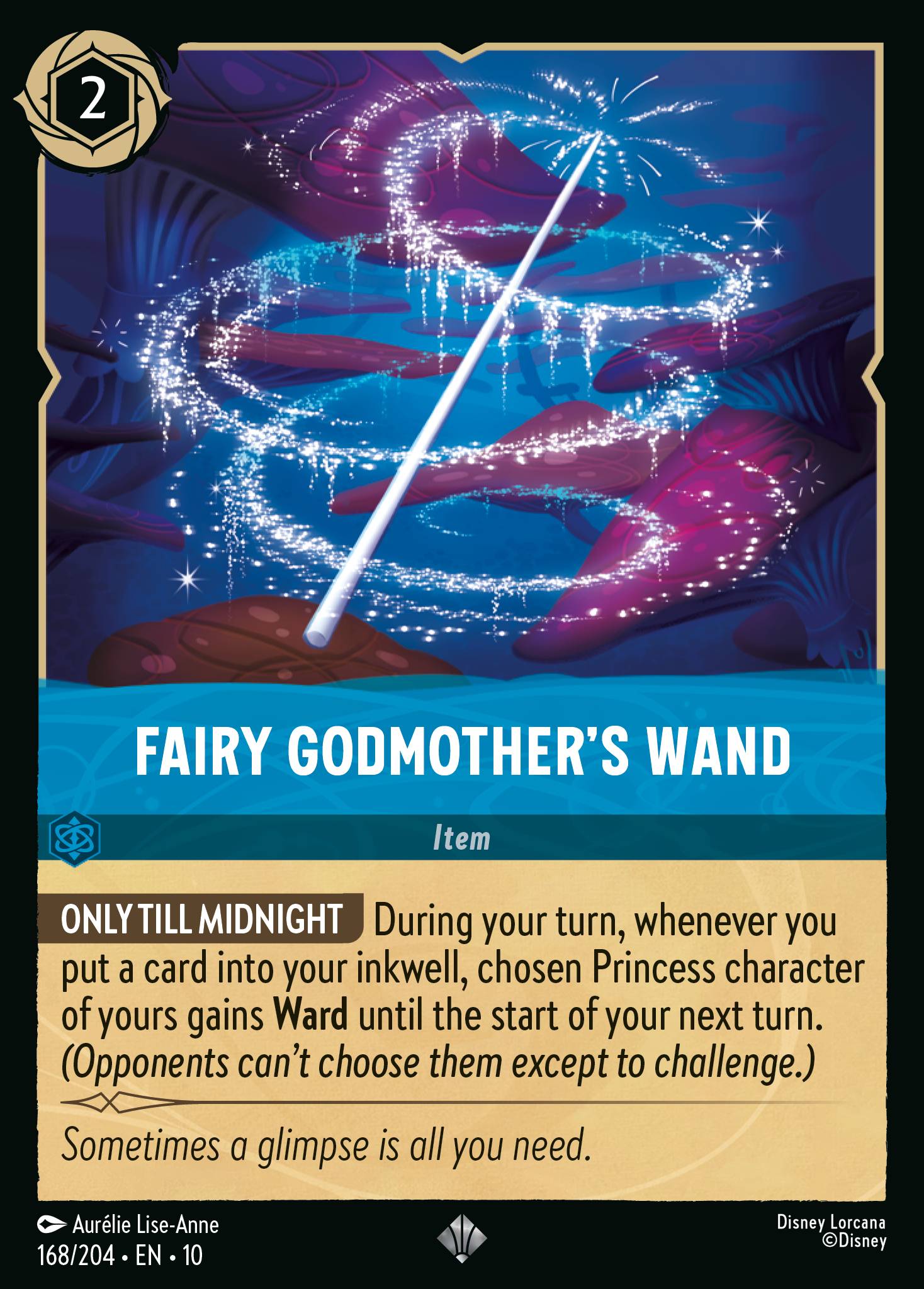 Fairy Godmother's Wand - Super Rare Lorcana Card