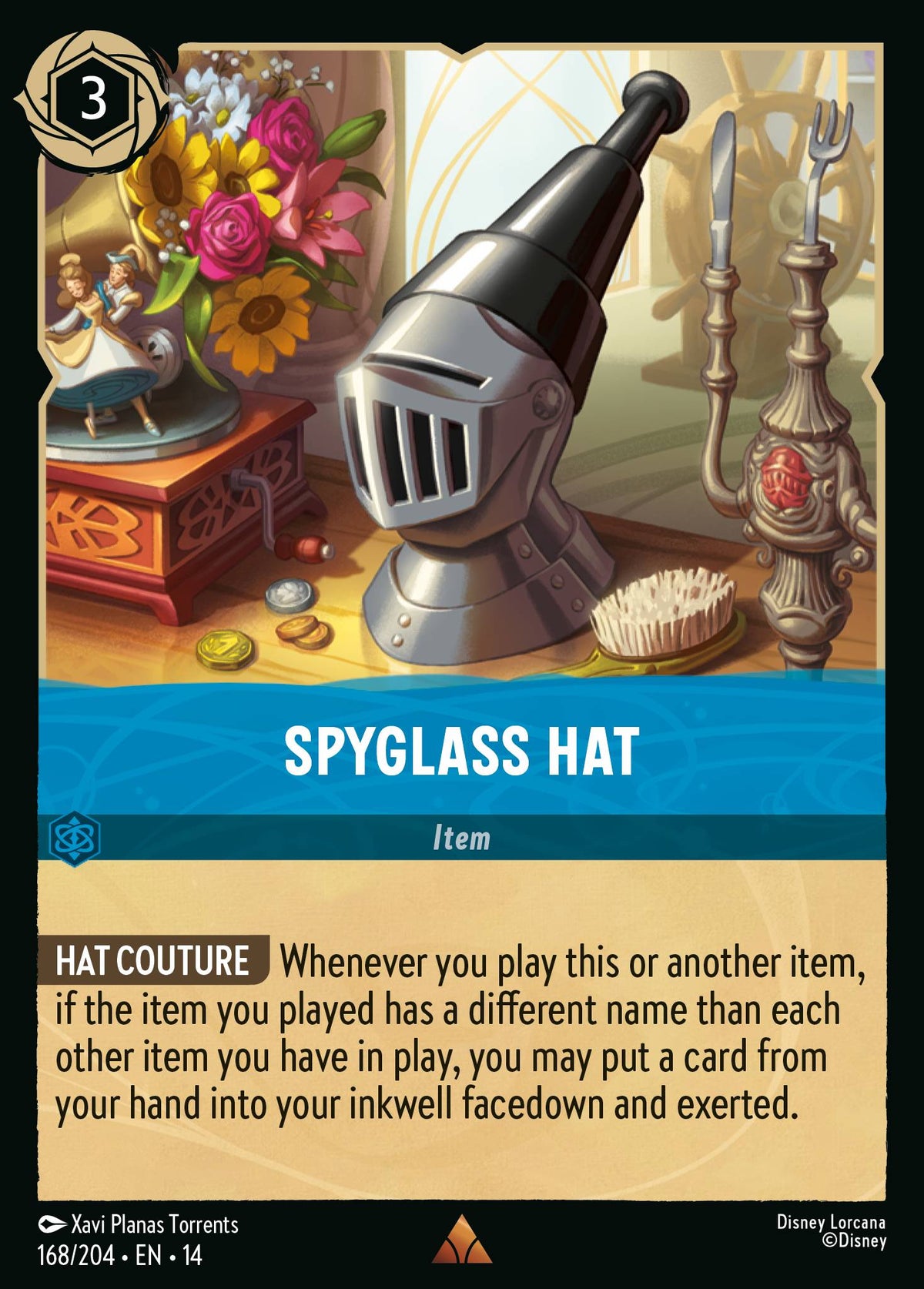 Spyglass Hat - Rare Lorcana Card