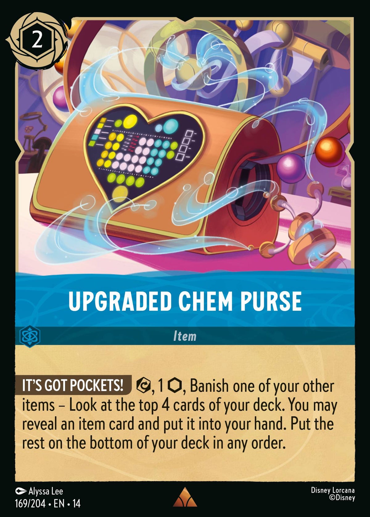 Upgraded Chem Purse - Rare Lorcana Card