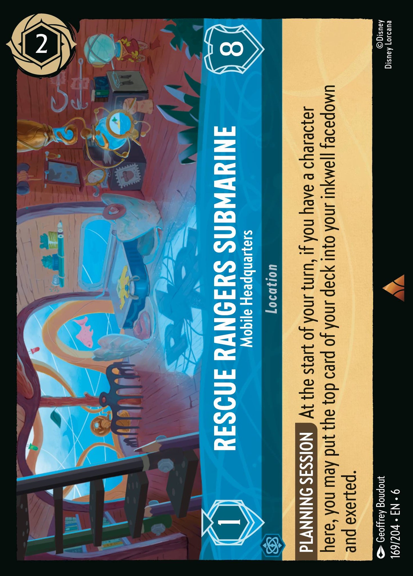 Rescue Rangers Submarine - Mobile Headquarters (Rare)